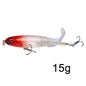 Isca Artificial Whopper Popper 10cm/14cm com Cauda Rotativa Soft - 1 Peça
