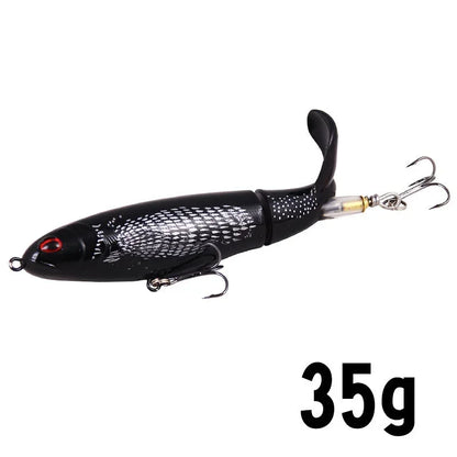 Isca Artificial Whopper Popper 10cm/14cm com Cauda Rotativa Soft - 1 Peça
