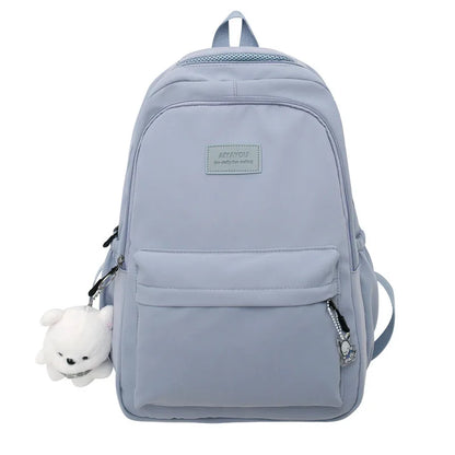 Nova Mochila Feminina de Moda com Alta Capacidade e Impermeável - Mochila Escolar para Meninas, Moderna, para Laptop, Bolsa de Viagem para Garotas, Mochila de Livro Fofa