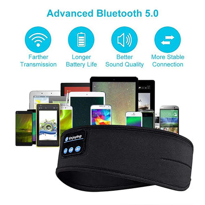 Fone de Ouvido Bluetooth Sem Fio Esportivo Máscara de Olhos Headband Bluetooth - Air Pro Earbuds