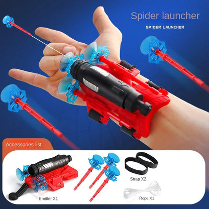 Novo Conjunto de Brinquedos de Ação do Homem-Aranha - Figura de Personagem Anime com Luva e Lançador de Pulso para Crianças