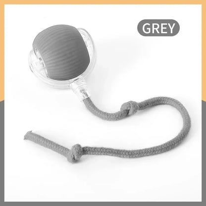 Brinquedo Interativo para Gato - Bola Automática com Cauda Falsa, Recarregável, Inteligente e Elétrica