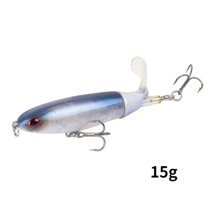 Isca Artificial Whopper Popper 10cm/14cm com Cauda Rotativa Soft - 1 Peça