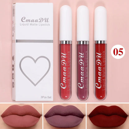 Gloss Labial Matte Sexy de Longa Duração - Velvet Red