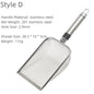 Pet Cat Waste Shovel Long Handle Stainless Steel Metal Shovel Litter Filter Garbage Sand Scoop Pet Cleaning Tool Cat Supplies