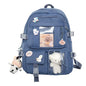Mochila Fofa para Meninas, Mochilas Escolares para Estudantes, Adolescentes, com Bolsos, Mochila para Laptop para Mulheres - Estilo Harajuku