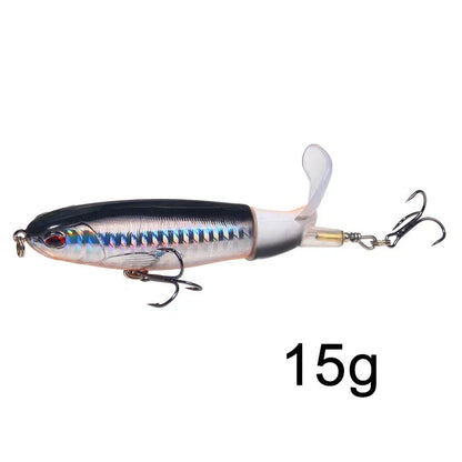Isca Artificial Whopper Popper 10cm/14cm com Cauda Rotativa Soft - 1 Peça