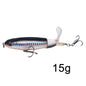 Isca Artificial Whopper Popper 10cm/14cm com Cauda Rotativa Soft - 1 Peça