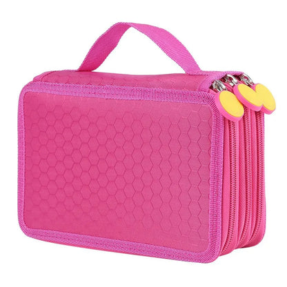 Estojo de Lápis de 72 Compartimentos - Quatro Camadas, Grande Capacidade, Estilo Kawaii, para Armazenamento de Canetas, Volta às Aulas, Suprimentos de Escritório