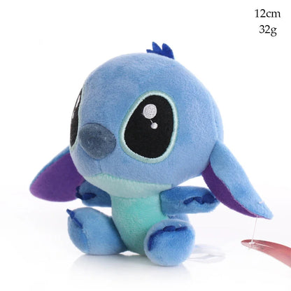Bonecos de pelúcia Disney Cartoon Azul Rosa Stitch, Brinquedos de anime, Lilo e Stitch, 20cm, Pelúcia Stitch, Brinquedos de pelúcia para crianças, Presentes de Natal.