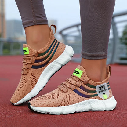 Tênis Feminino Casuais Esportivos | Respirável, Leve e Antiderrapante | Para Caminhada e Corrida | Sola Vulcanizada