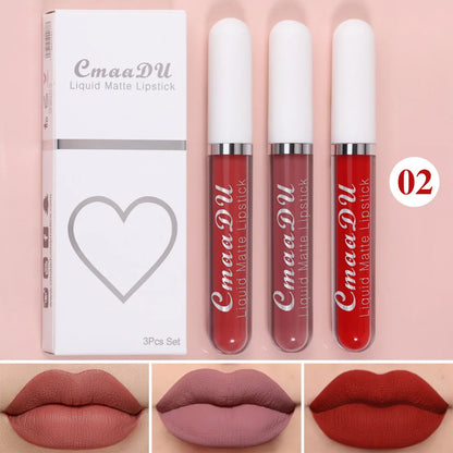 Gloss Labial Matte Sexy de Longa Duração - Velvet Red