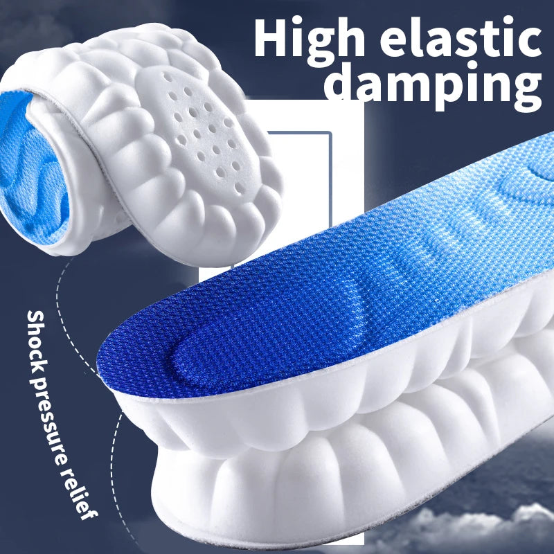 Palmilhas Esportivas com Tecnologia 4D Cloud para Sapatos