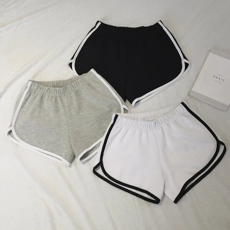 Shorts Elásticos para Mulheres, Modelagem Solta, Secagem Rápida, Finos para o Verão, Corrida, Fitness, Lazer e Resistência ao Desgaste Externo. Instagram